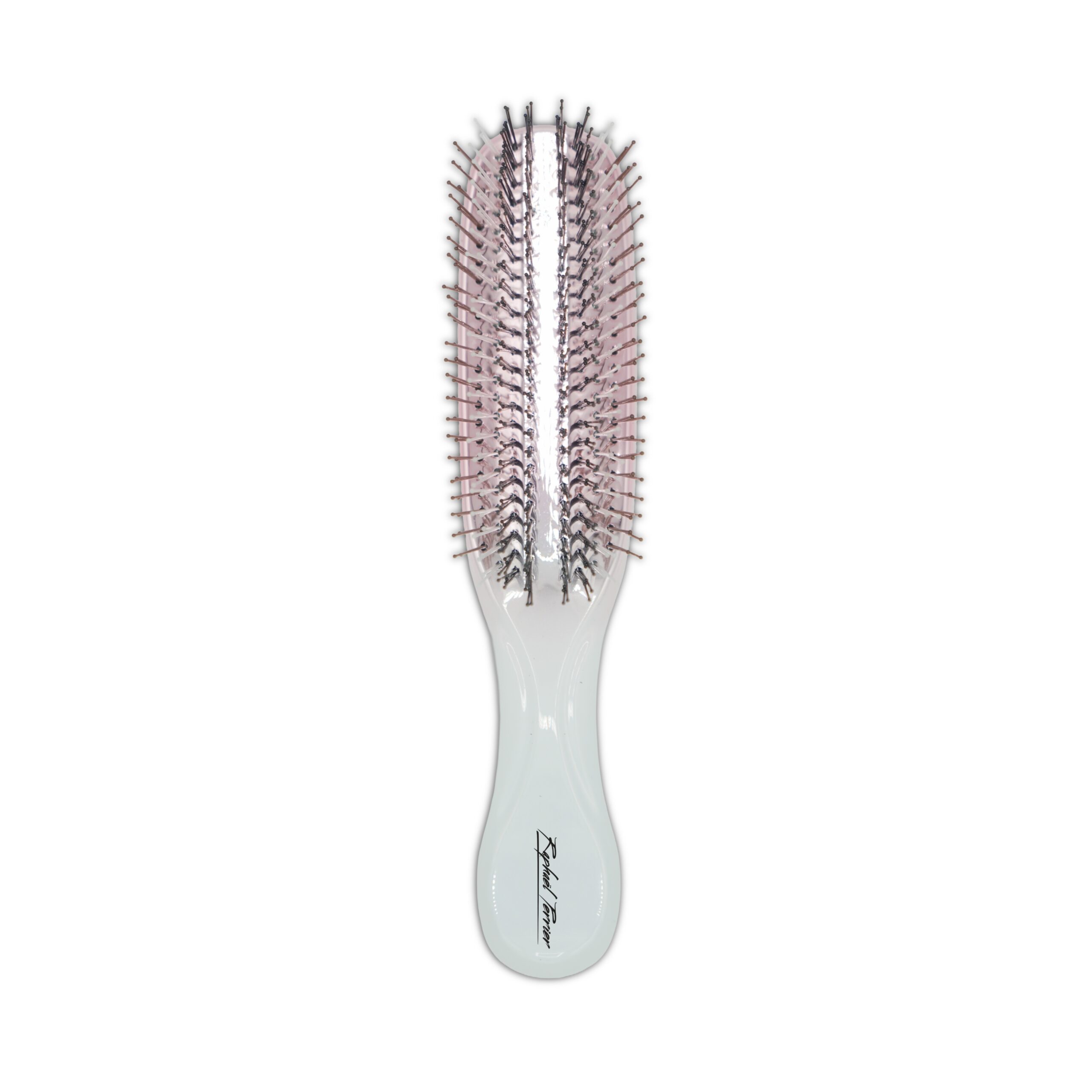 Brosse Cuir Chevelu - Grand modèle - Blanc et rose nacré - Raphaël Perrier
